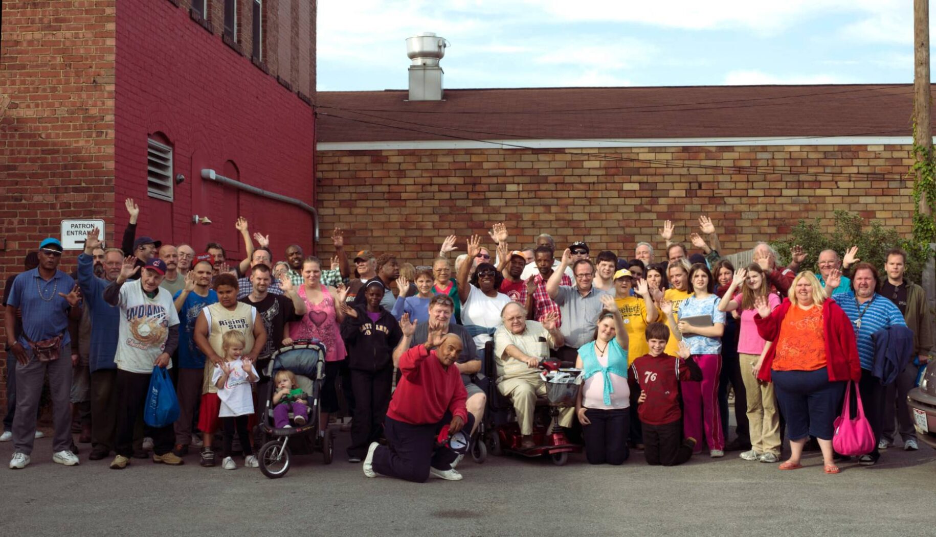 Group photo at Refuge of Hope