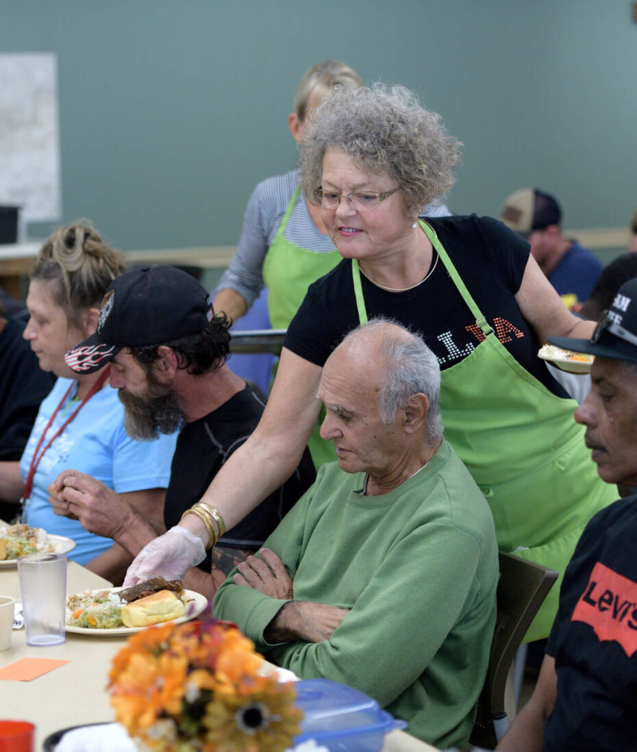 Refuge of Hope meal serving