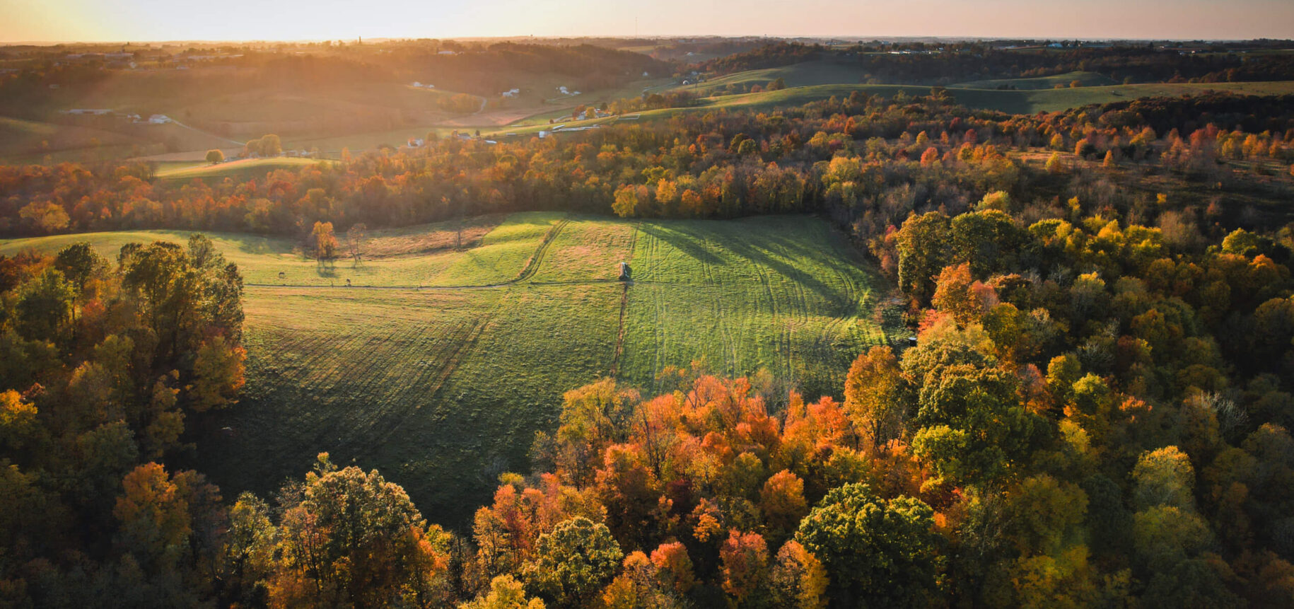 Amish Country aerial photo