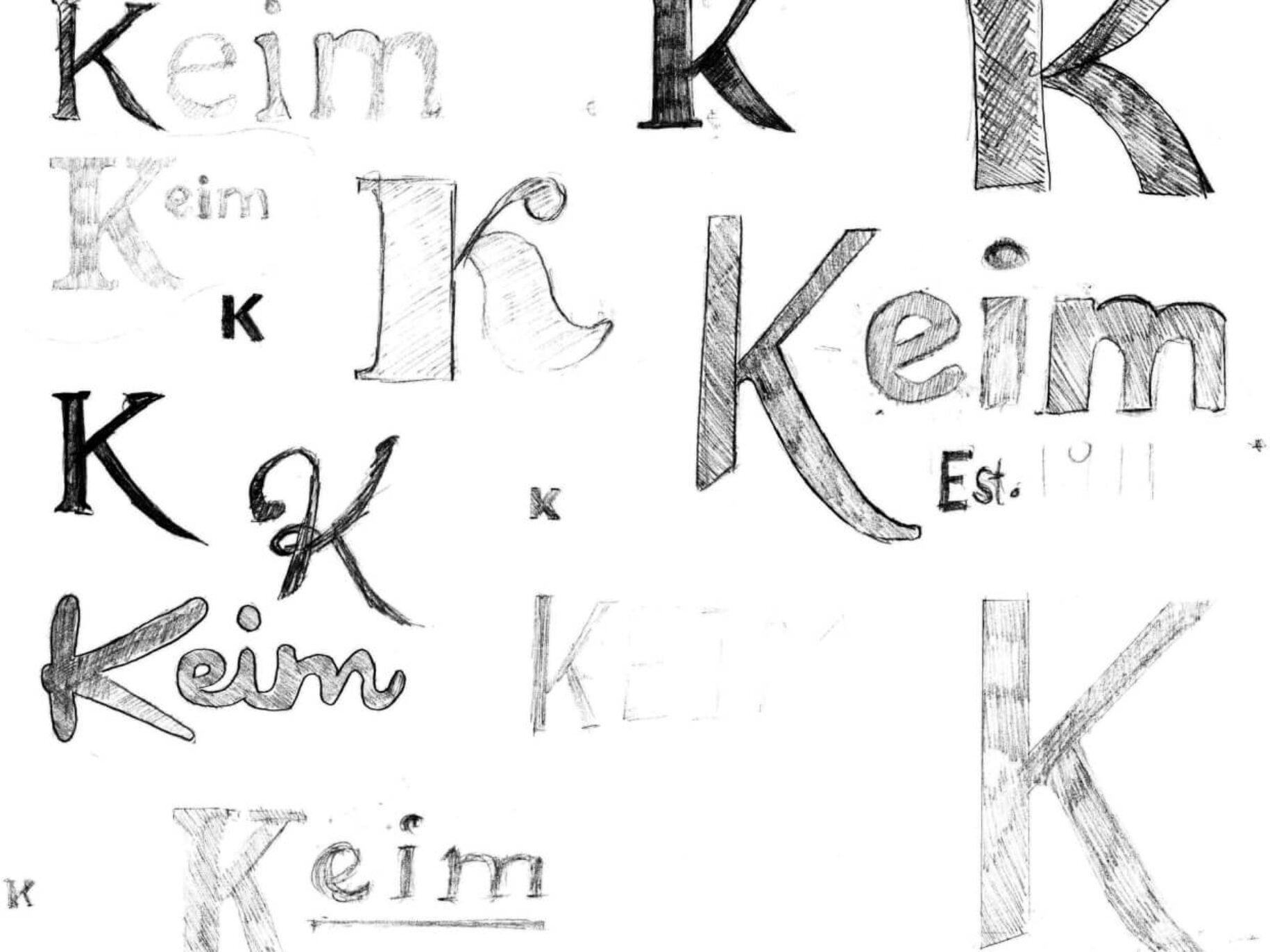 Keim Logo Sketches