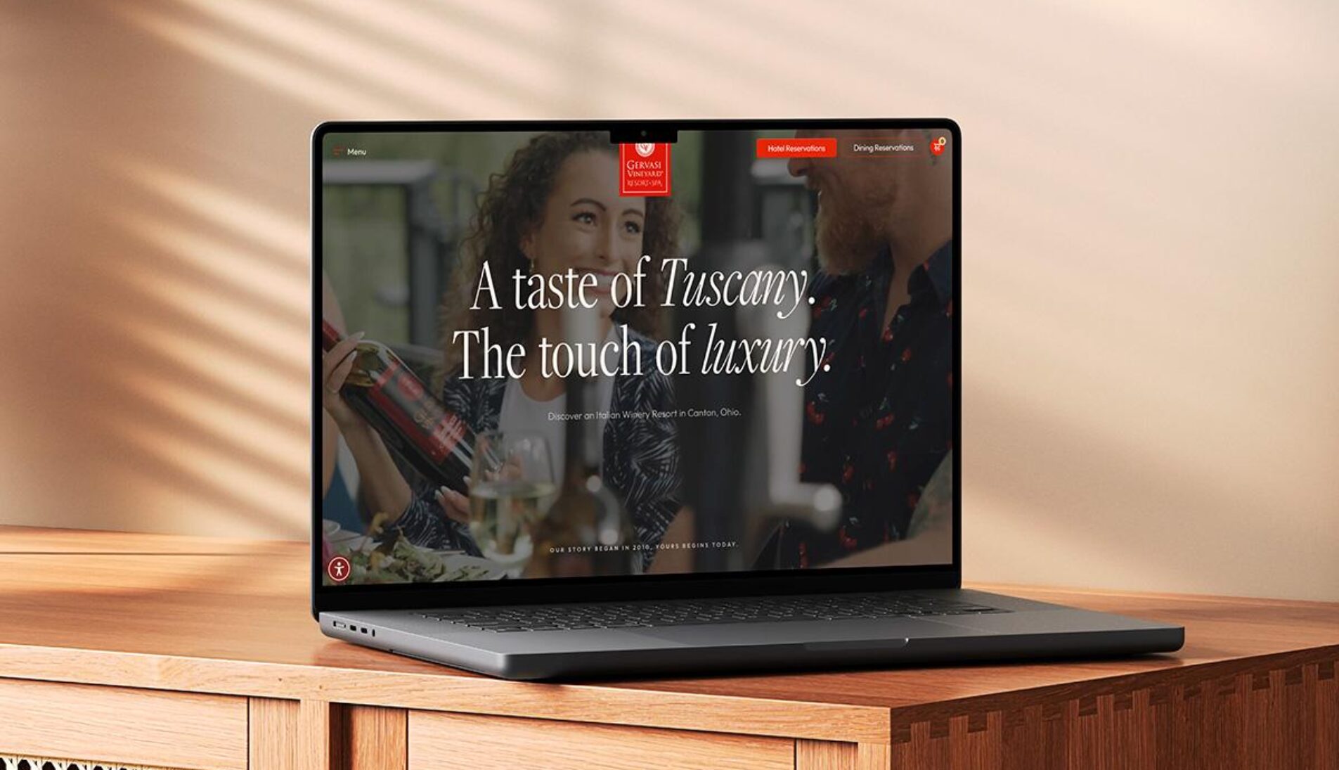 Gervasi Vineyard website Design