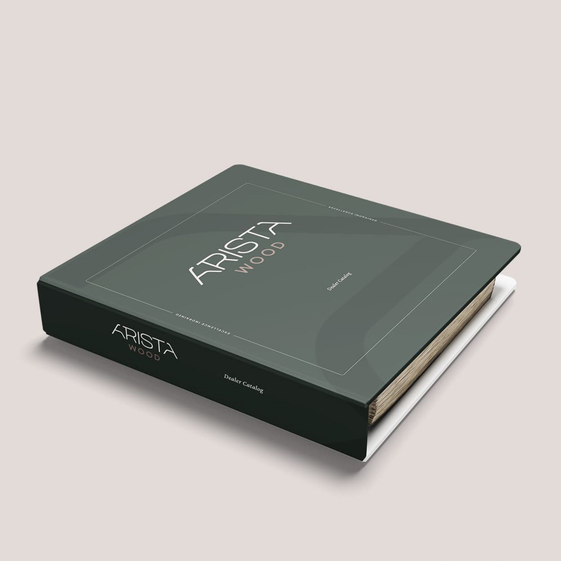 Arista Wood catalog binder cover