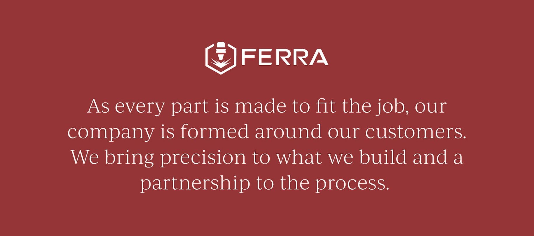 Ferra branded copy